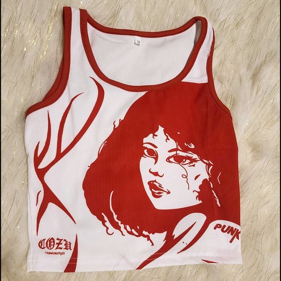 Cute Graphic Tank Top! NWOT! - Picture 2 of 3